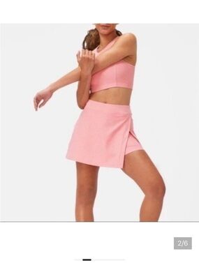 Pink Women's Court Skort - Lightweight Athletic Skirt